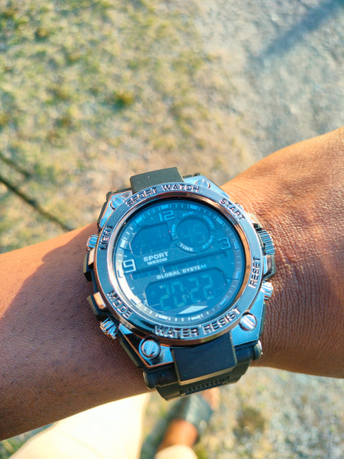 Rugged Digital Sports Watch